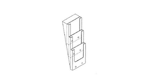 Espositori in Plastica da parete 3W230 Espositori in Plastica da parete 3W230