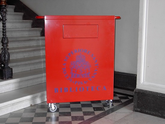 Contenitore per la restituzione dei libri carrello trasporto libri | carrello restituzione | box per restituzione libri | box libri |