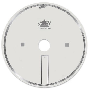 Etichette RFID per materiale multimediale. Le etichette RFID sono dotate di una combinazione chip/antenna posizionata sull´intarsio...